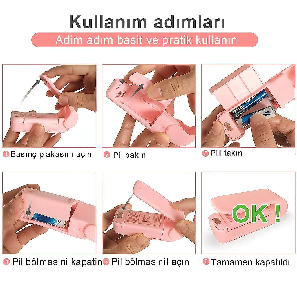 (FIRSAT ÜRÜNÜ!!!)mini taşınabilir ambalaj ağzı ısı ile mühürleme makinesi